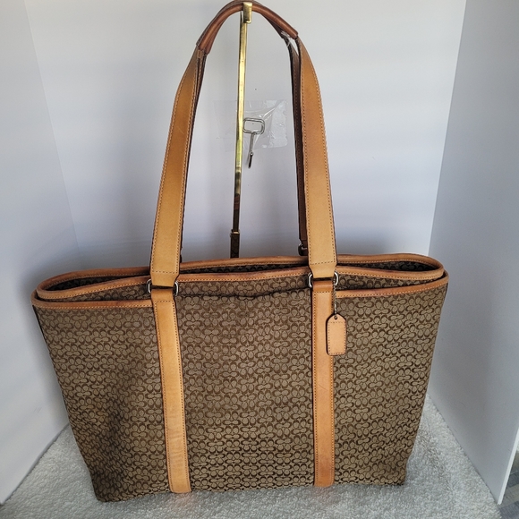 Coach Bags Coach Hampton Multi Purpose Tote Bag Canvas F774 With Multi Compartments Poshmark